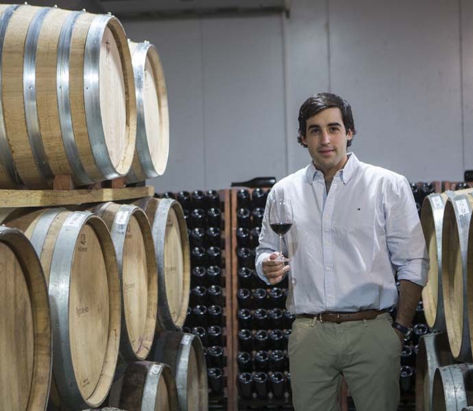 Francisco Pizzorno, responsable comercial de la Bodega Pizorno.