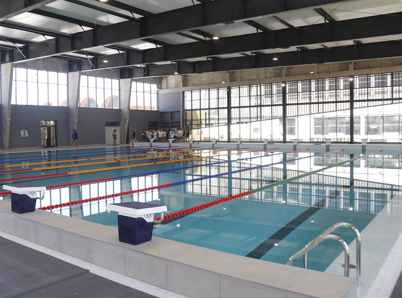 Piscina campus años