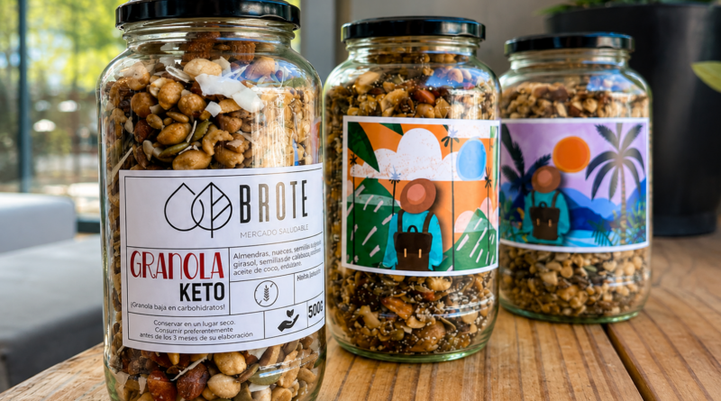 Brote mercado saludable